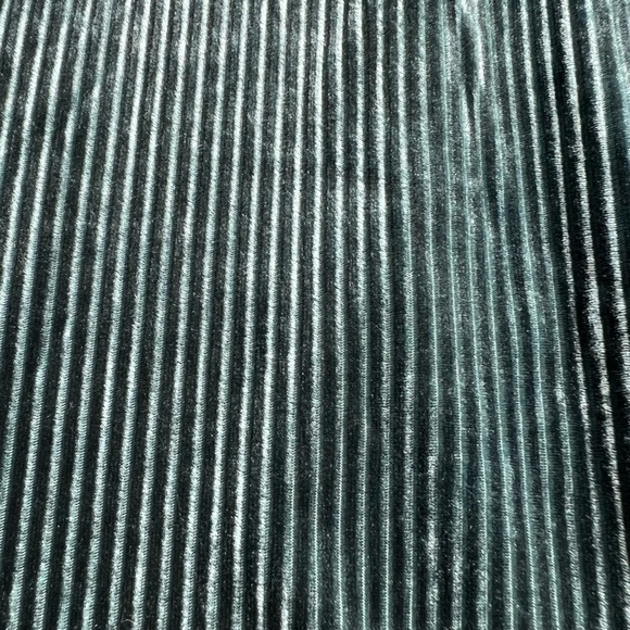 One 5 One Women's Size XL Velvet Drawstring Lounge  Blue Green Track Jogger Pant - Picture 2 of 2